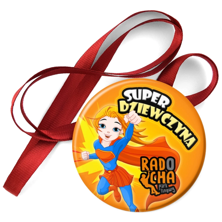przypinka medal Radocha - Super Dziewczyna
