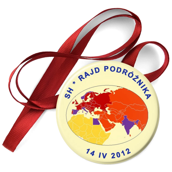 przypinka medal Rajd Podróżnika