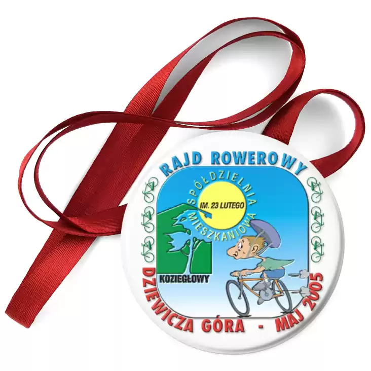przypinka medal Rajd rowerowy - Dziewicza Góra 2005