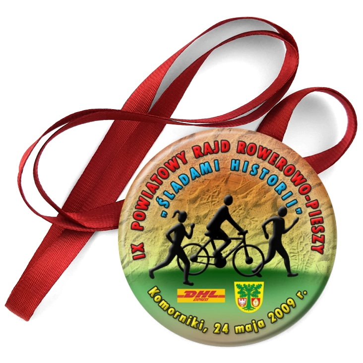przypinka medal Śladami historii