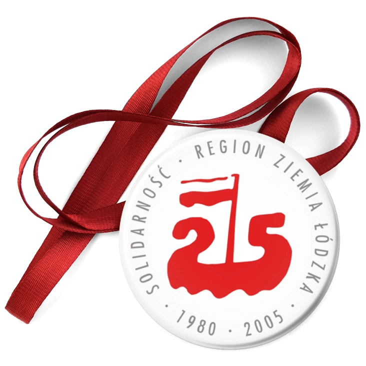 przypinka medal Solidarność - Region Ziemia Łódzka