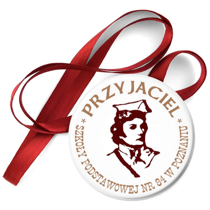 przypinka medal SP nr 84 w Poznaniu - Przyjaciel