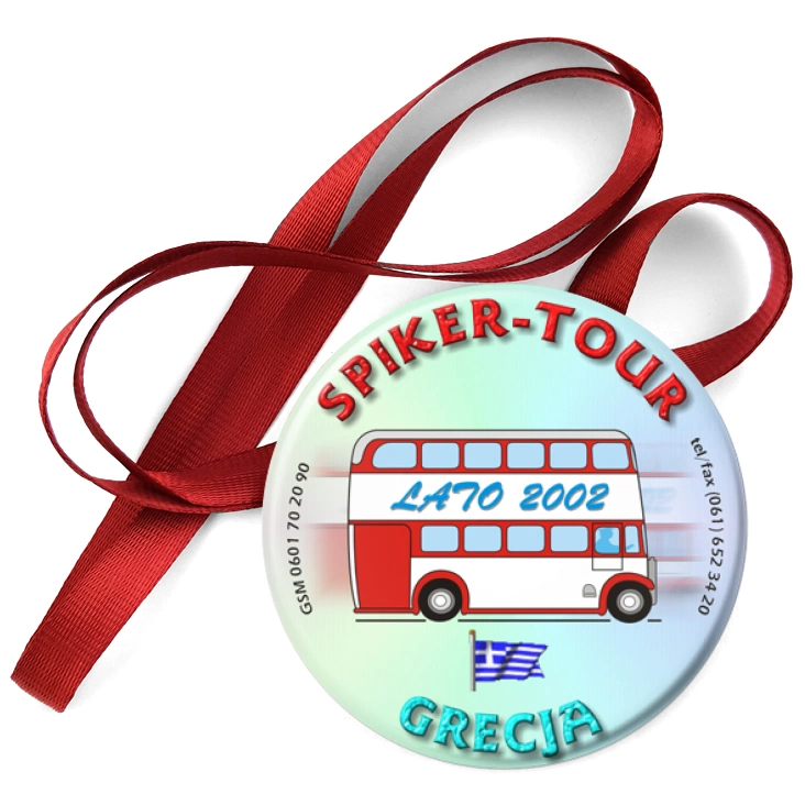 przypinka medal Spiker-Tour Grecja