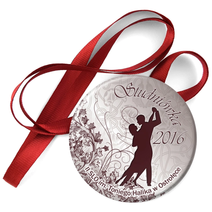 przypinka medal Studniówka - II SLO