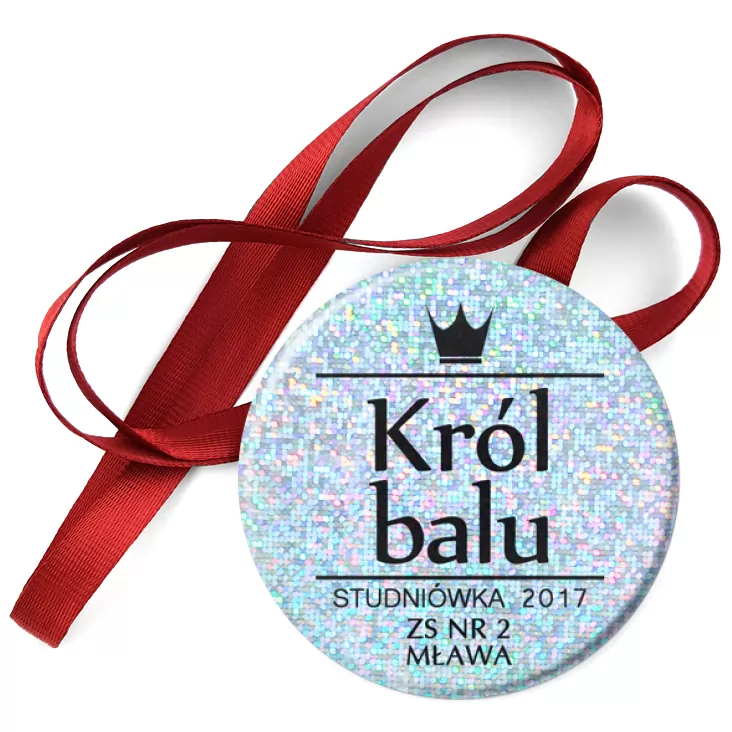 przypinka medal Studniówka - ZS nr 2 Mława