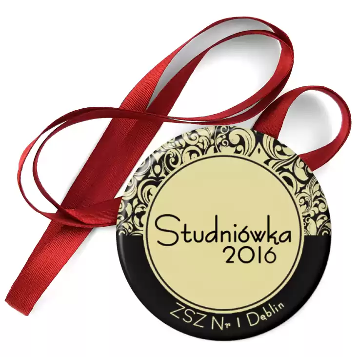 przypinka medal Studniówka - ZSZ Nr1 Dęblin