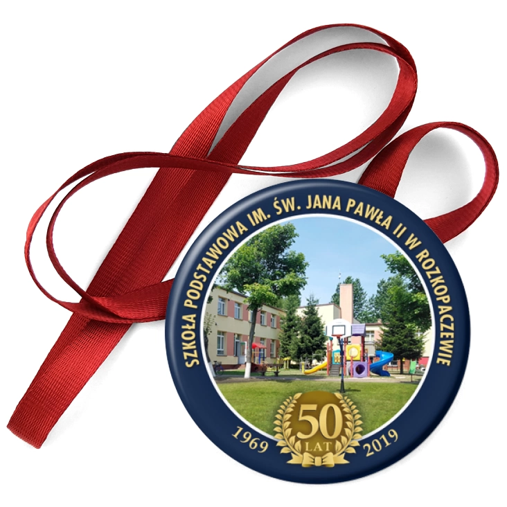 przypinka medal Szkoła Podstawowa w Rozkopaczewie
