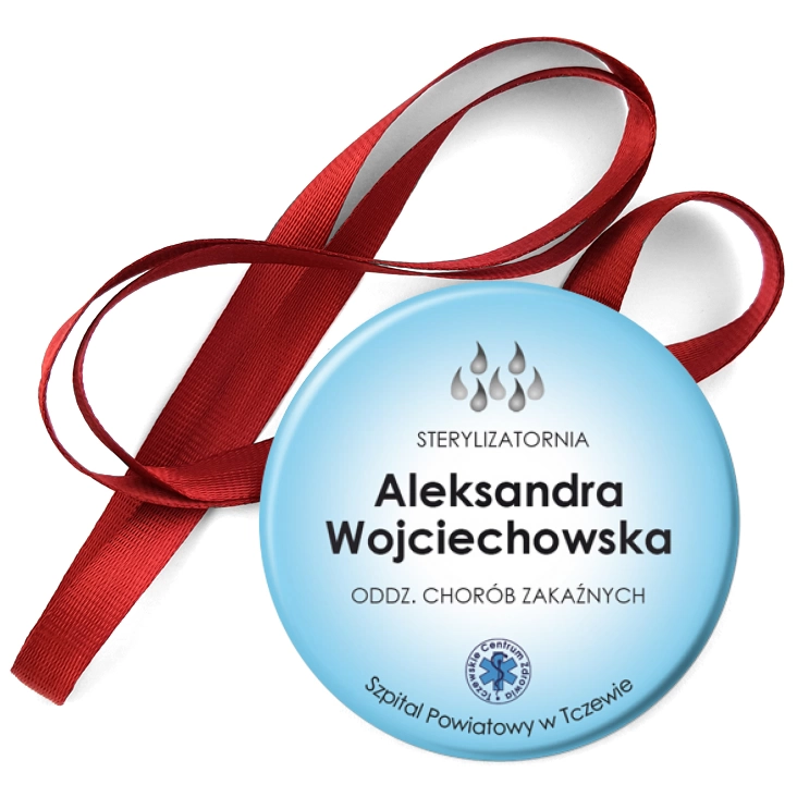 przypinka medal Szpital Powiatowy w Tczewie - sterylizatornia
