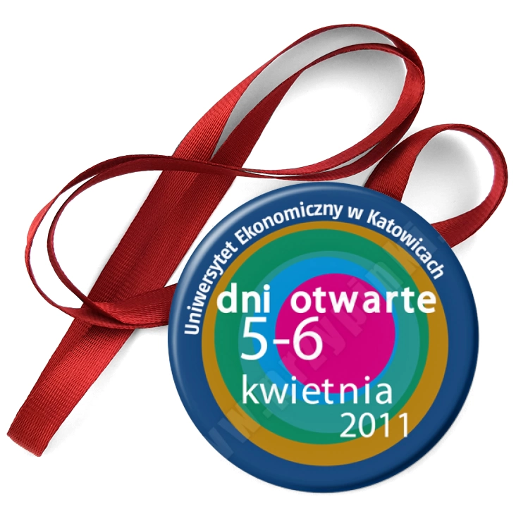przypinka medal UE w Katowicach