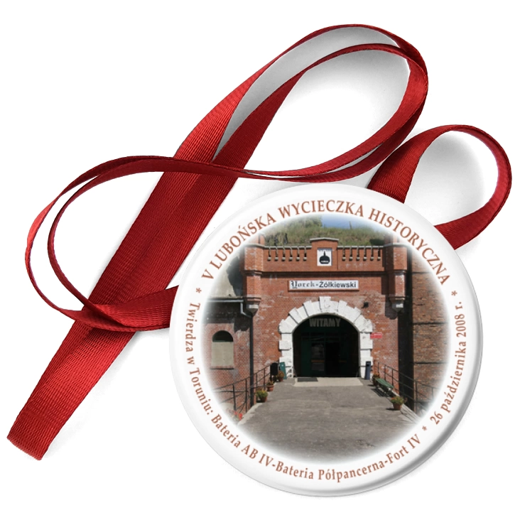 przypinka medal V Lubońska Wyeczka Historyczna