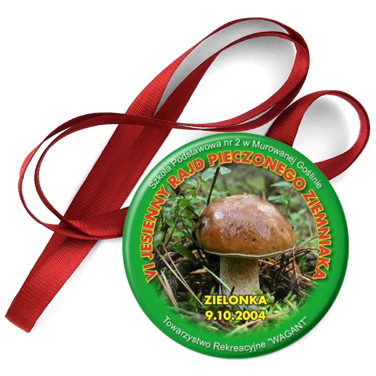przypinka medal VI Jesienny Rajd Pieczonego Ziemniaka