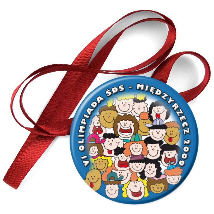 przypinka medal VI Olimpiada ŚDS - Międzyrzecz 2009