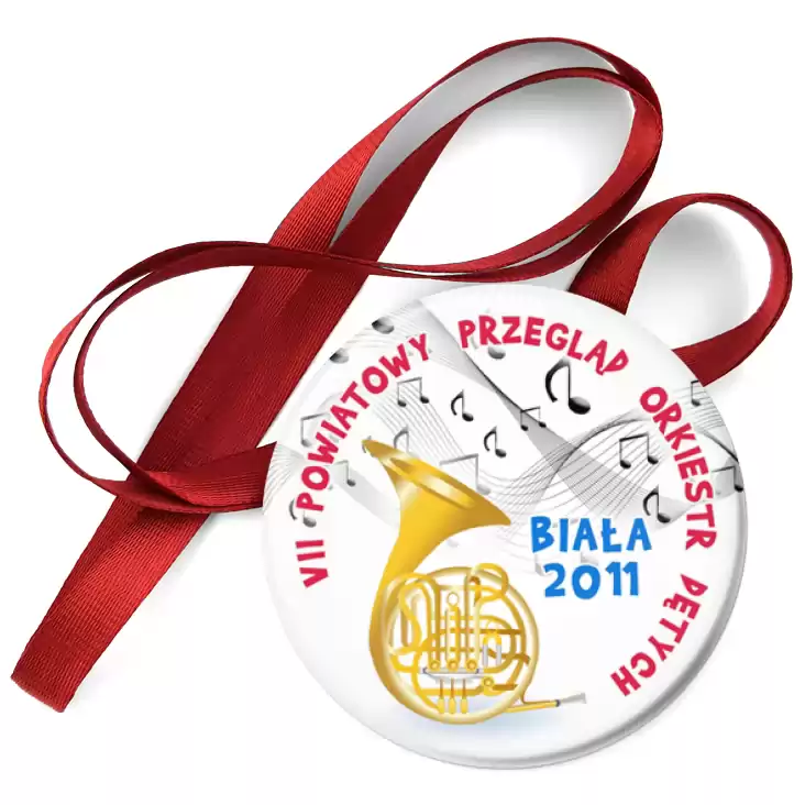przypinka medal VII Powiatowy Przegląd Orkiestr Dętych