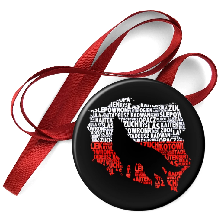 przypinka medal Wilk