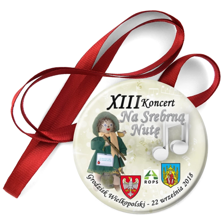 przypinka medal XIII Koncert Na Srebrną Nutę