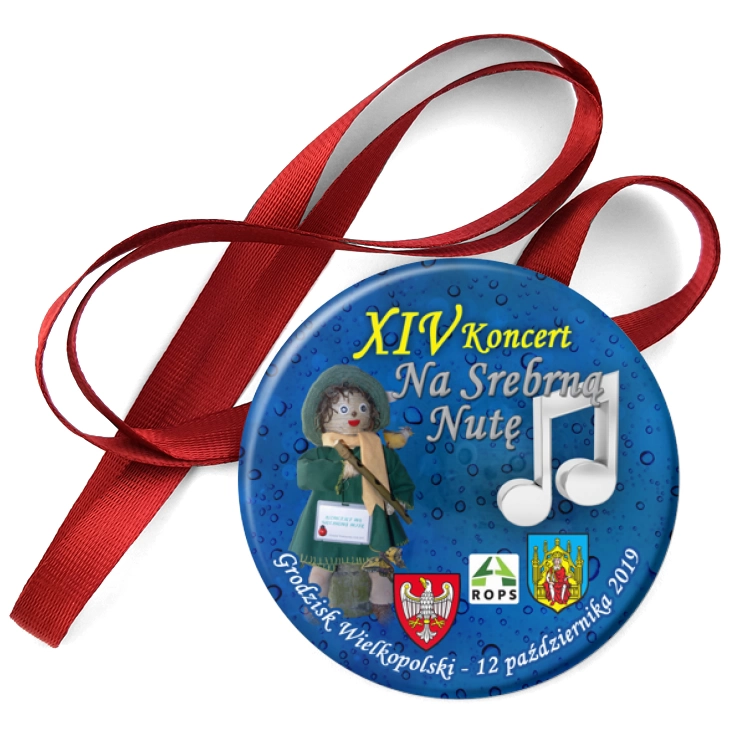 przypinka medal XIV Koncert Na Srebrną Nutę