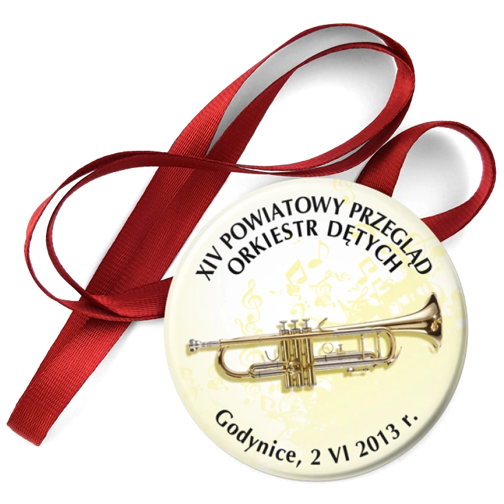 przypinka medal XIV Powiatowy Przegląd Orkiestr Dętych