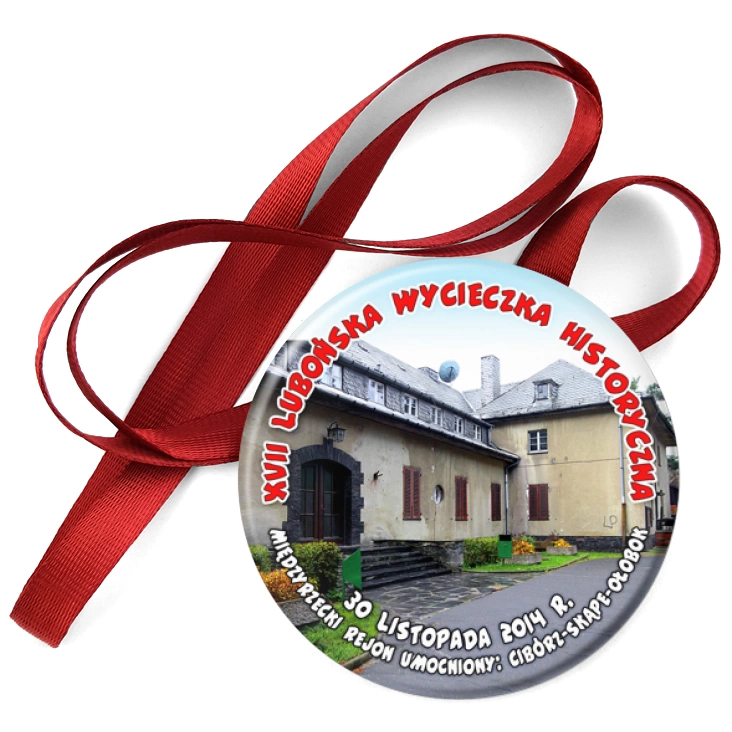 przypinka medal XVII Lubońska Wycieczka Historyczna