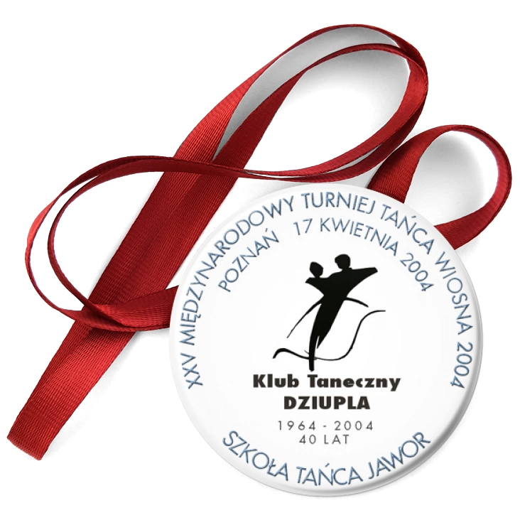 przypinka medal XXV Międzynarodowy Turniej Tańca