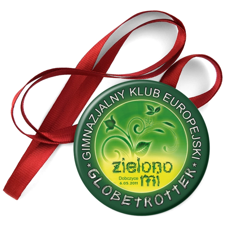 przypinka medal Zielono mi