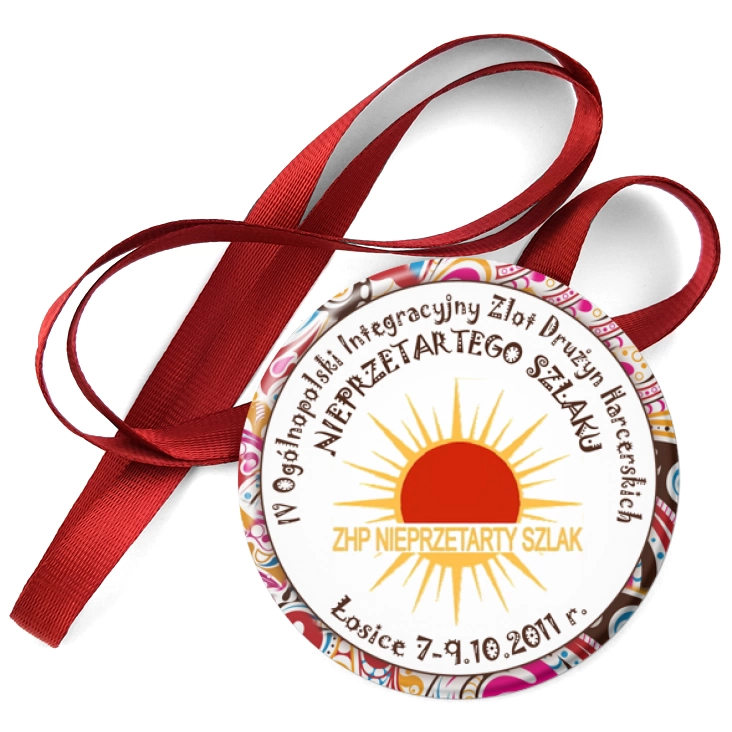przypinka medal Zlot drużyn NS - Łosice 2011