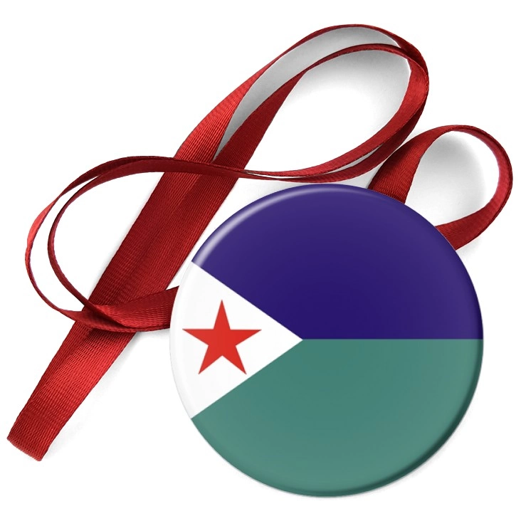 przypinka medal djibouti