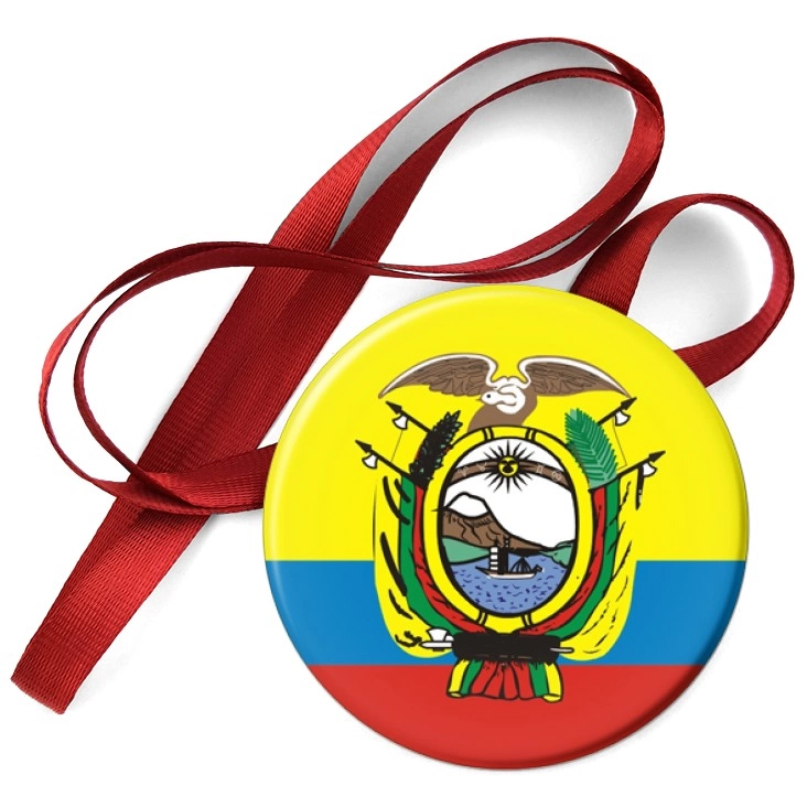 przypinka medal ecuador