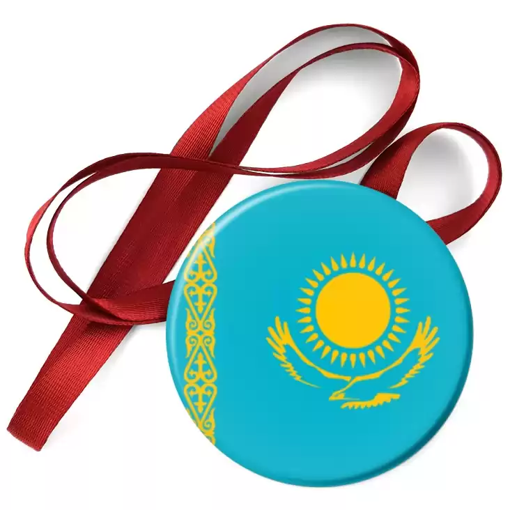 przypinka medal Flaga Kazachstan