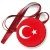 Przypinka medal Flaga Turcja