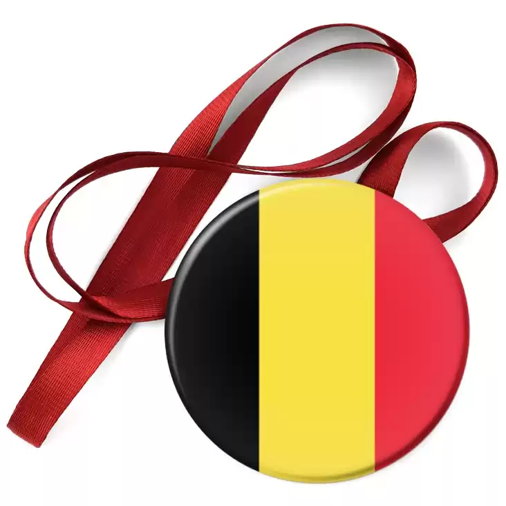 przypinka medal Flaga Belgia