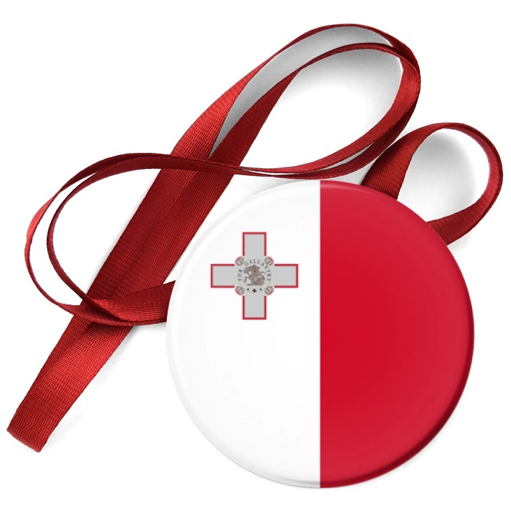 przypinka medal Flaga Malta