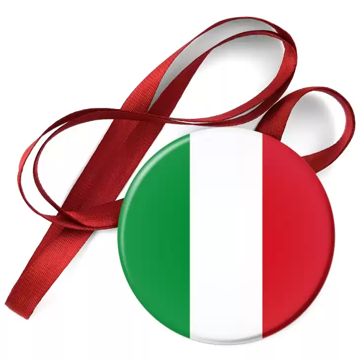 przypinka medal Flaga Włochy