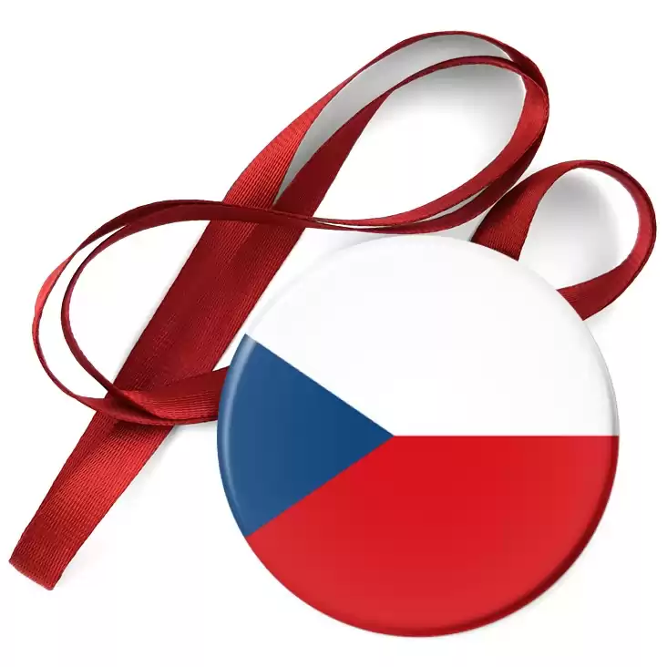 przypinka medal Flaga Czechy