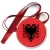 Przypinka medal Flaga Albania