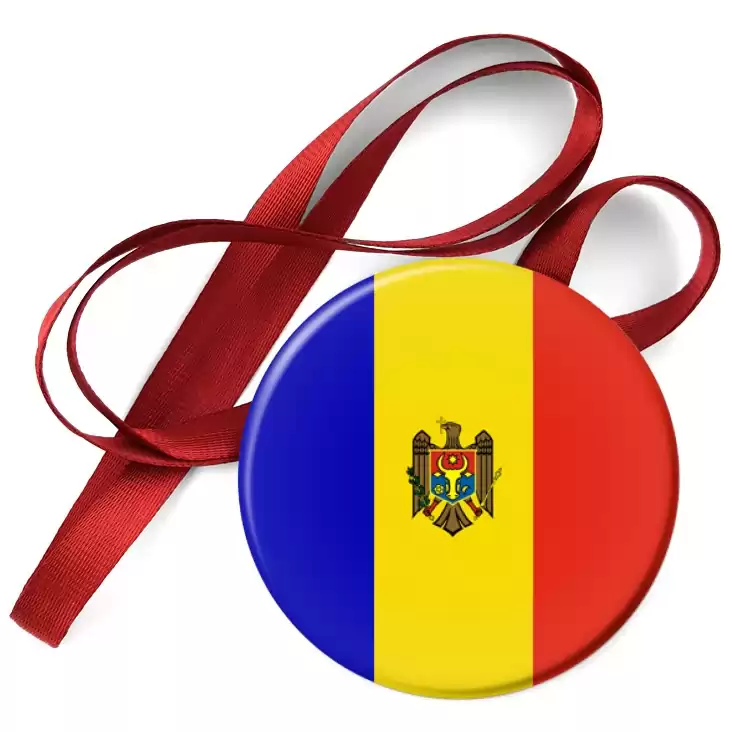 przypinka medal Flaga Mołdawia