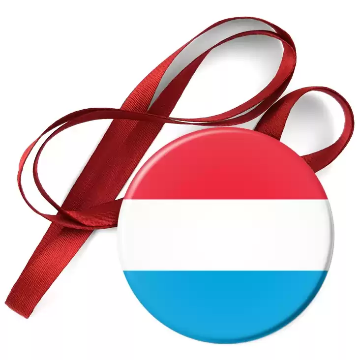 przypinka medal Flaga Luxemburg