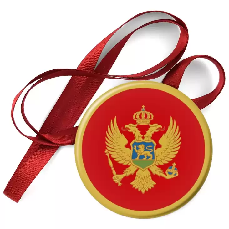 przypinka medal Flaga Czarnogóra