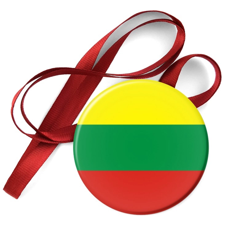 przypinka medal Flaga Litwa