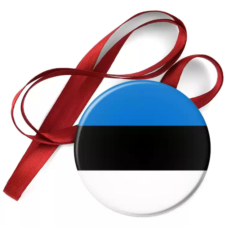 przypinka medal Flaga Estonia