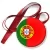 Przypinka medal Flaga Portugalia