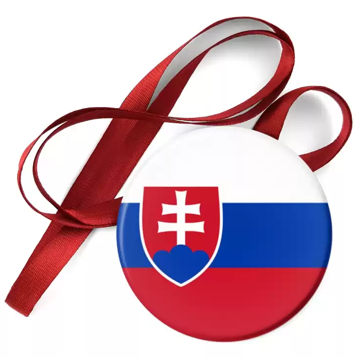 przypinka medal Flaga Słowacja