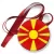 Przypinka medal Flaga Macedonia
