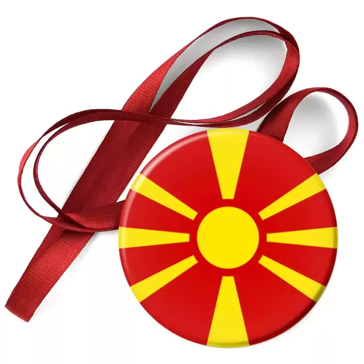 przypinka medal Flaga Macedonia