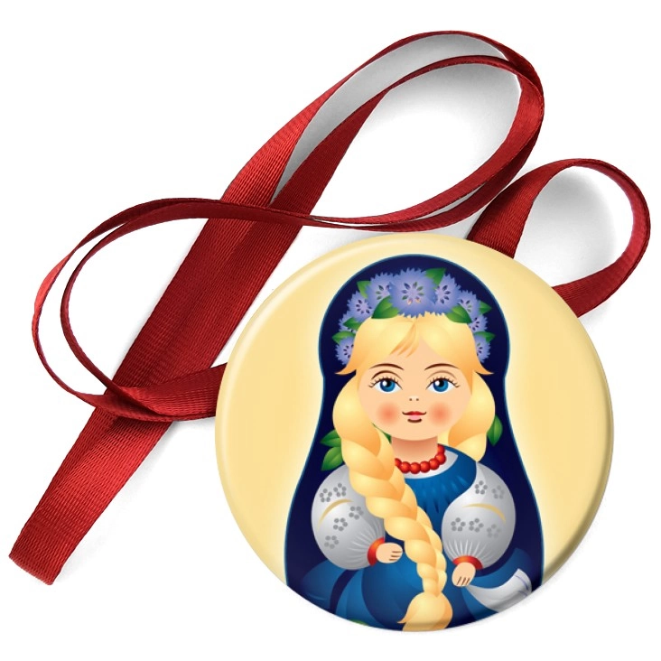 przypinka medal Matryoshka