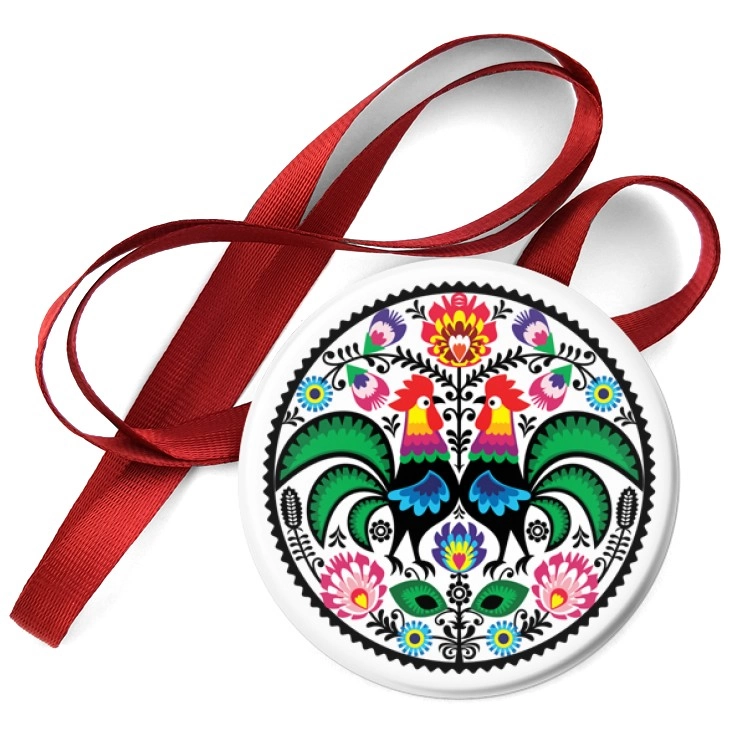 przypinka medal Polski folk