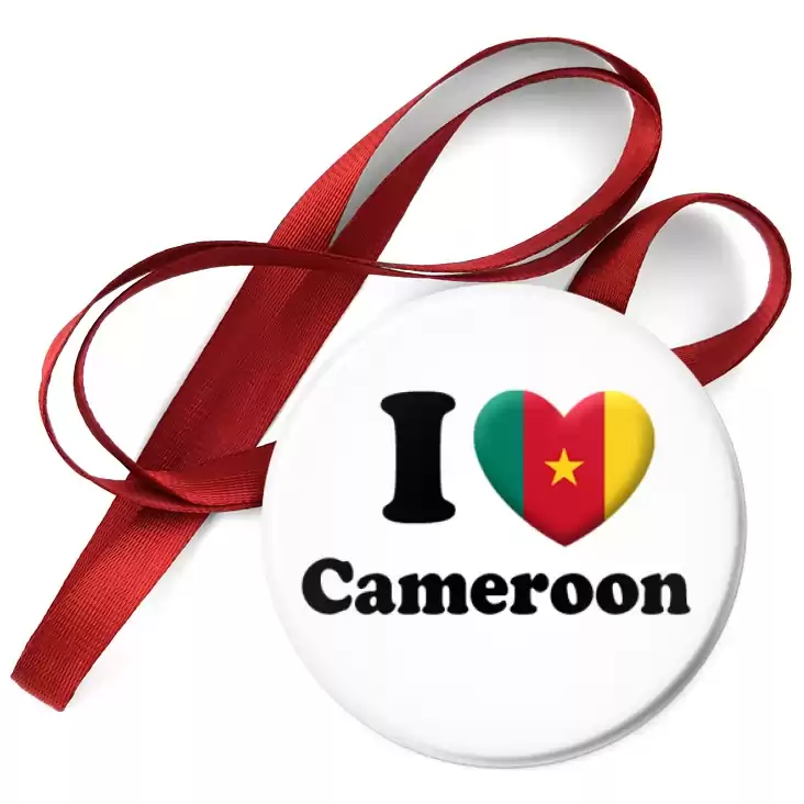 przypinka medal I love Cameroon