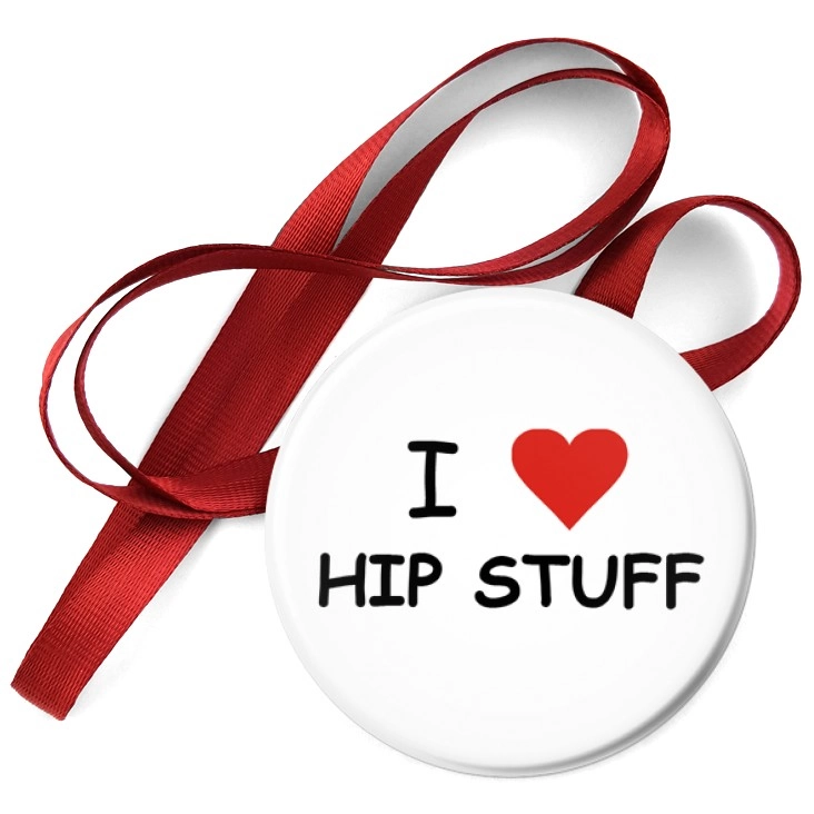 przypinka medal I love hip stuff