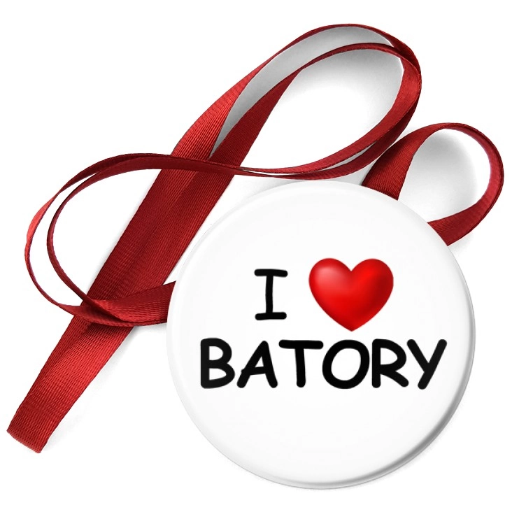 przypinka medal I love Batory