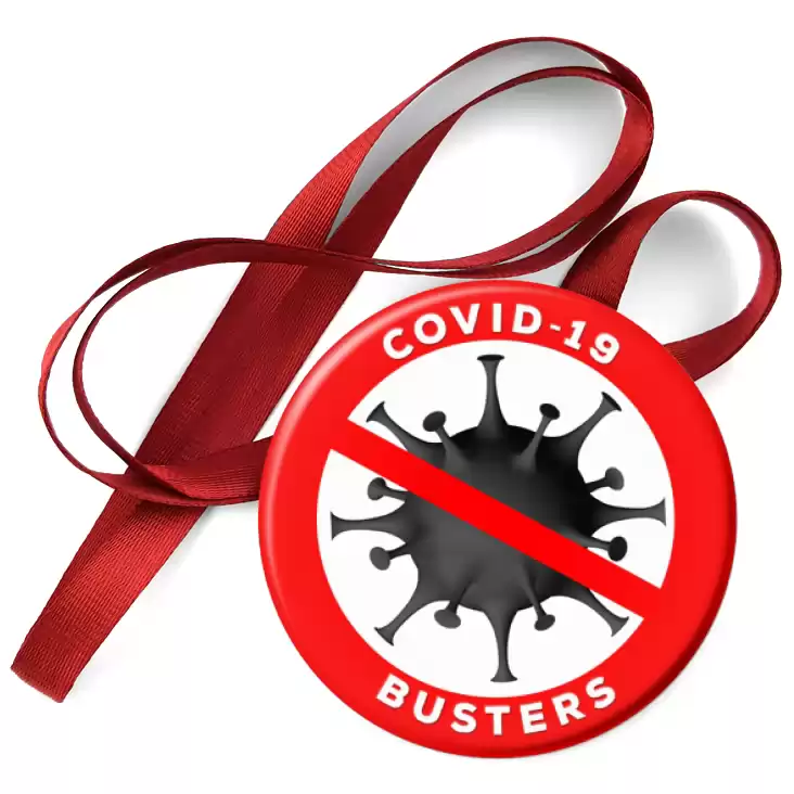 przypinka medal Covid-19 Busters