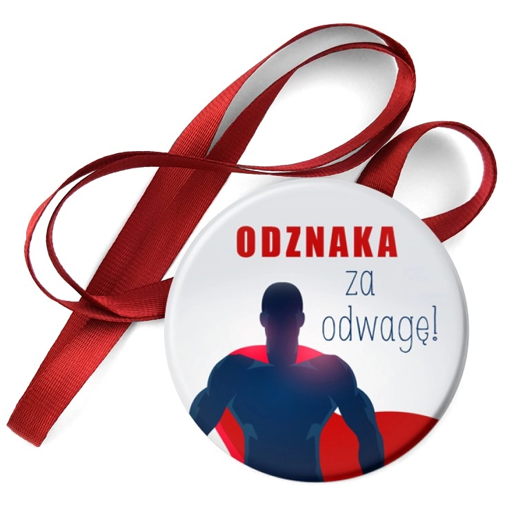 przypinka medal Odznaka za odwagę